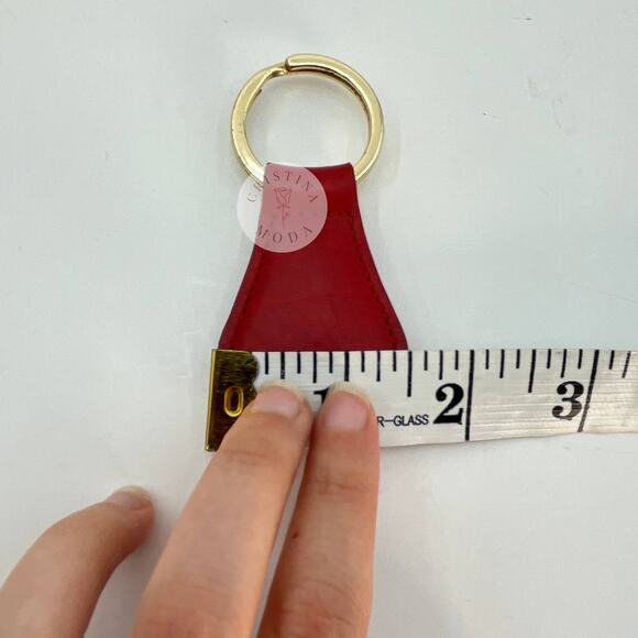 LIKE NEW Vintage Coach Classic Key Fob 7210 Red - Picture 9 of 10